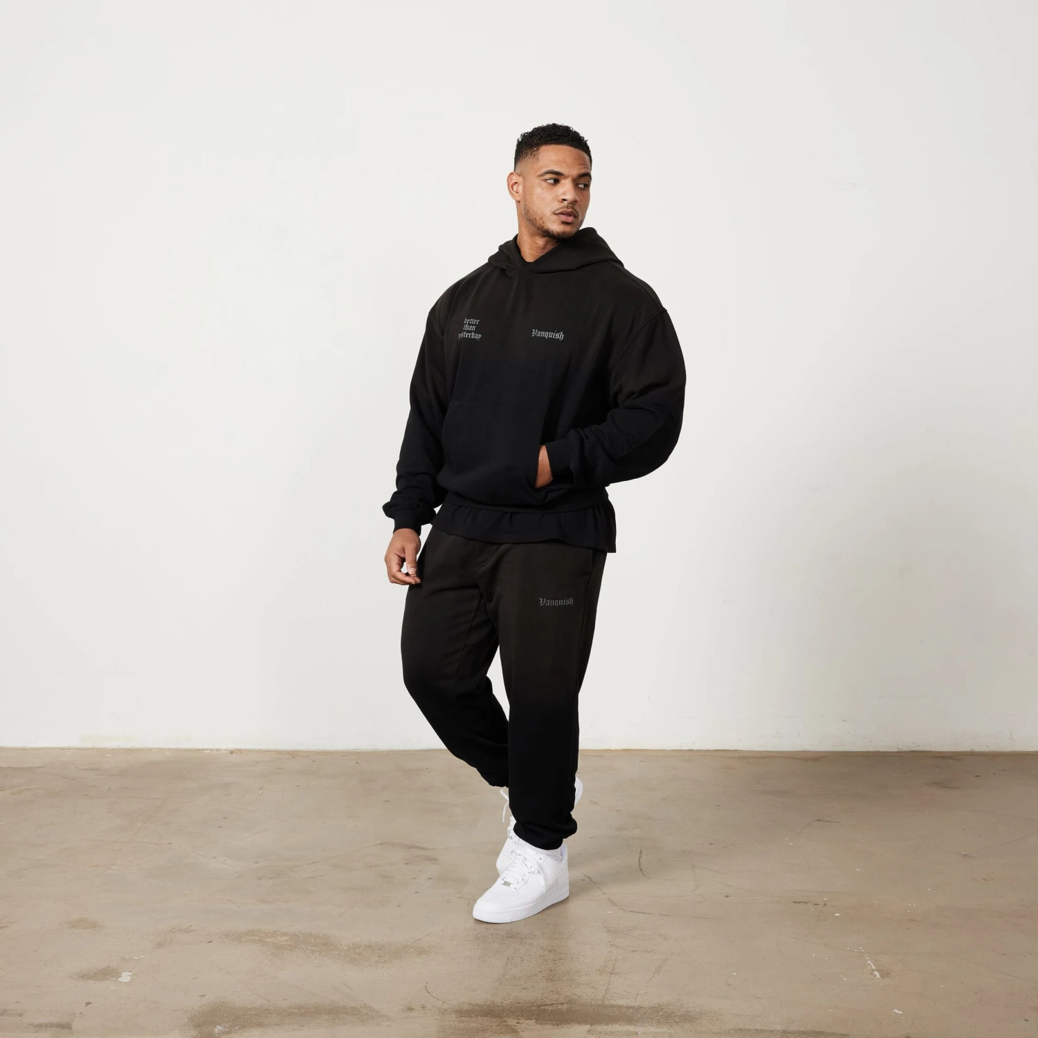 Vanquish Sun-faded Black Oversized Pullover Hoodie 8 Vanquish Sun-faded Black Oversized Pullover Hoodie - Image 6