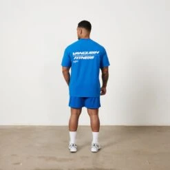 Vanquish Speed Cobalt Blue Oversized T Shirt -Vanquish Fitness Untitled 1 0043 MensSpeedPrint 1002