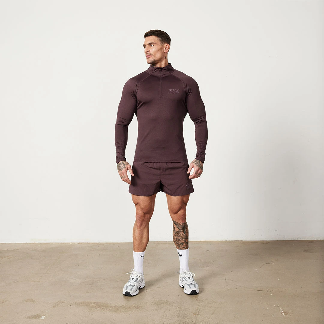 Vanquish Utility Plum 1/4 Zip Training Top 7 Vanquish Utility Plum 1/4 Zip Training Top - Image 5
