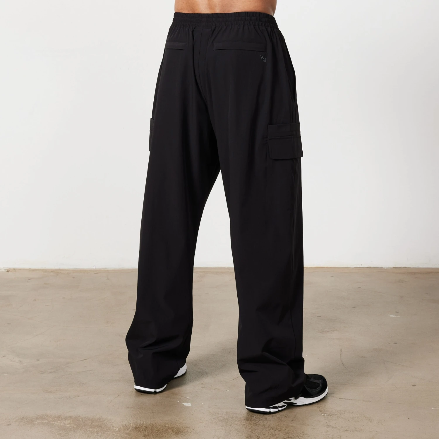 Vanquish Utility Black Wide Leg Cargo Pants 4 Vanquish Utility Black Wide Leg Cargo Pants - Image 2
