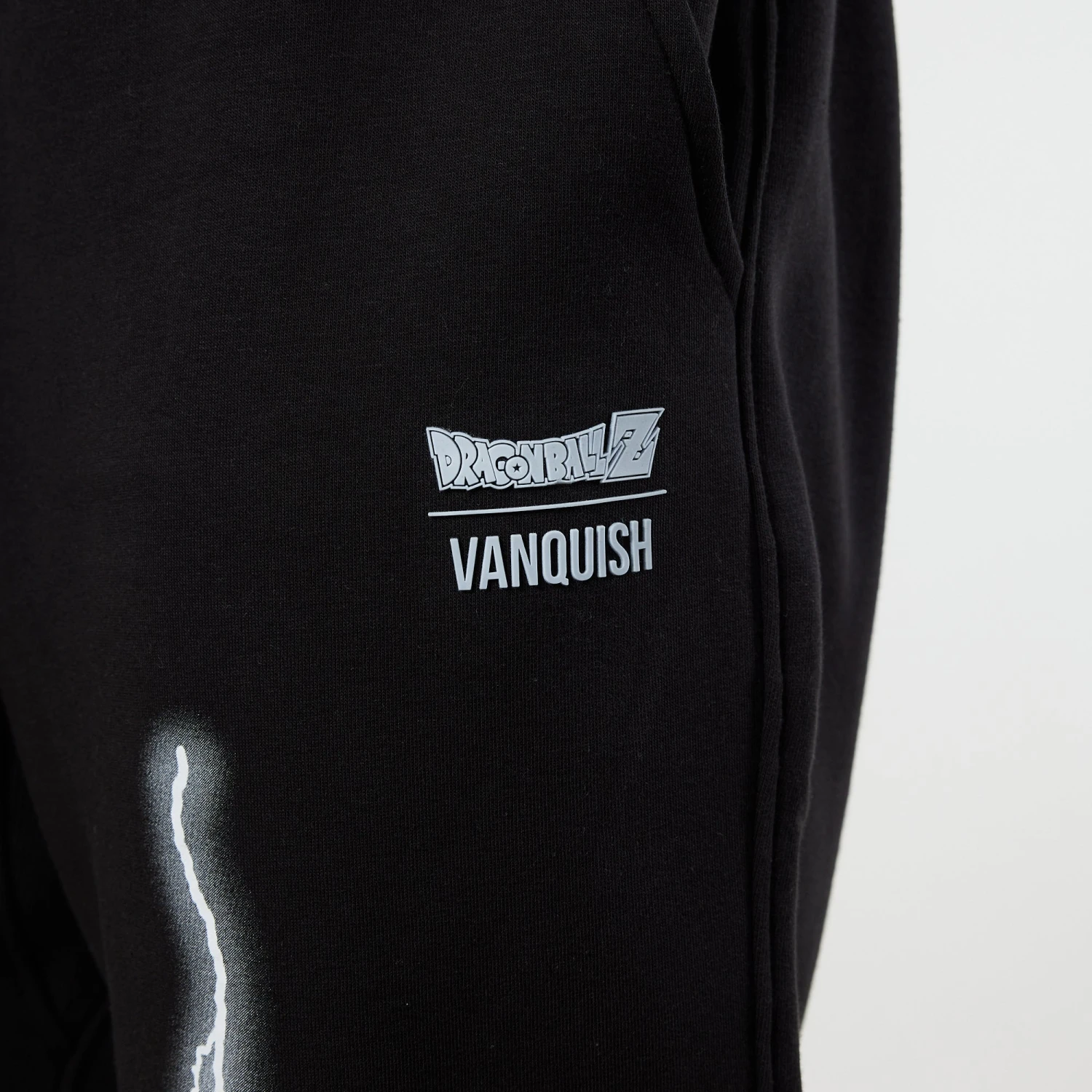 Vanquish DBZ CS Lightning Bolt Black Oversized Sweatpants 7 Vanquish DBZ CS Lightning Bolt Black Oversized Sweatpants - Image 5