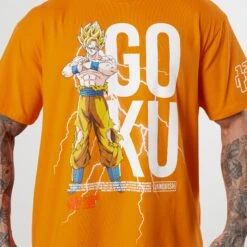 Vanquish DBZ CS Goku Orange Oversized T Shirt -Vanquish Fitness VQ TSP16andDBZ104999