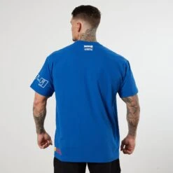 Vanquish DBZ CS Vegeta Royal Blue Oversized T Shirt 13 Vanquish DBZ CS Vegeta Royal Blue Oversized T Shirt -Vanquish Fitness VQ TSP16andDBZ105119