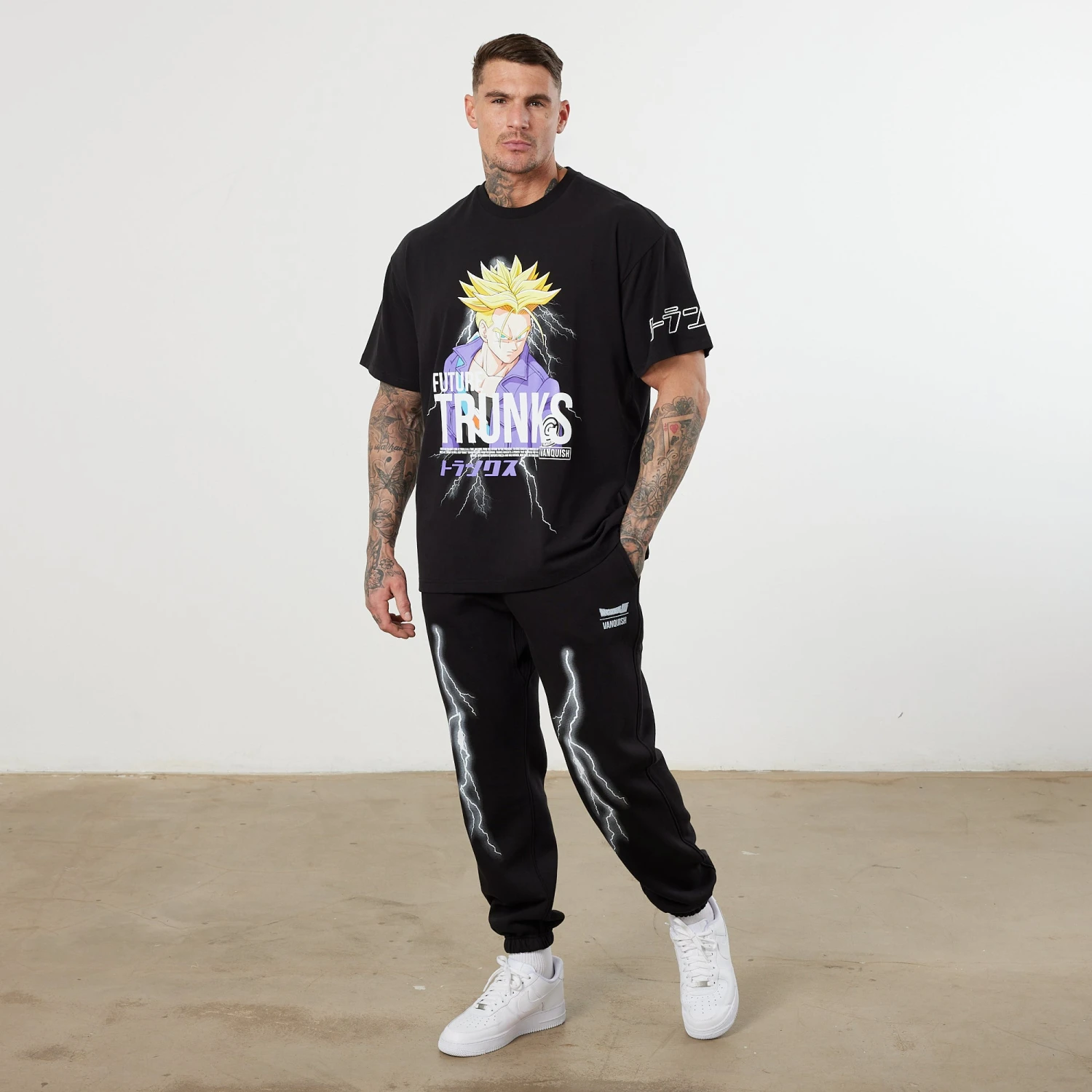 Vanquish DBZ CS Trunks Black Oversized T Shirt 4 Vanquish DBZ CS Trunks Black Oversized T Shirt - Image 2