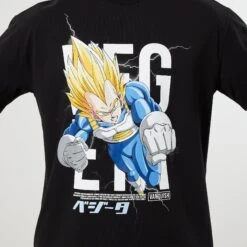 Vanquish DBZ CS Vegeta Black Oversized T Shirt 12 Vanquish DBZ CS Vegeta Black Oversized T Shirt -Vanquish Fitness VQ TSP16andDBZ105280
