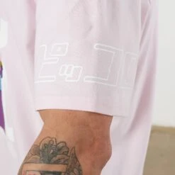 Vanquish DBZ CS Piccolo Pale Pink Oversized T Shirt 14 Vanquish DBZ CS Piccolo Pale Pink Oversized T Shirt -Vanquish Fitness VQ TSP16andDBZ105397