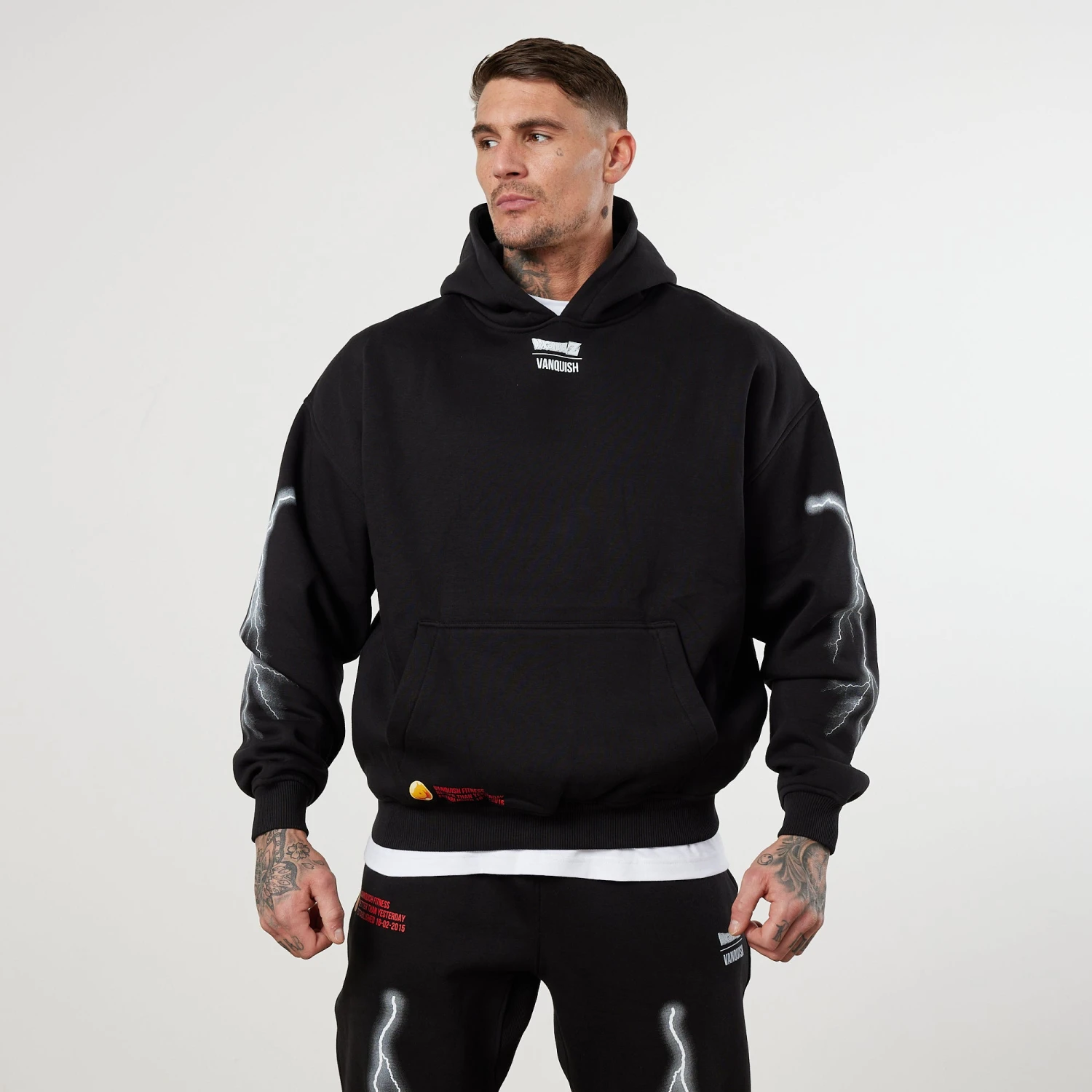 Vanquish DBZ CS Trunks Vs Freiza Black Oversized Pullover Hoodie 3 Vanquish DBZ CS Trunks Vs Freiza Black Oversized Pullover Hoodie