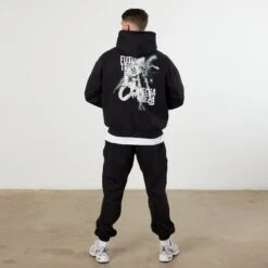 Vanquish DBZ CS Trunks Vs Freiza Black Oversized Pullover Hoodie 13 Vanquish DBZ CS Trunks Vs Freiza Black Oversized Pullover Hoodie -Vanquish Fitness VQ TSP16andDBZ105550