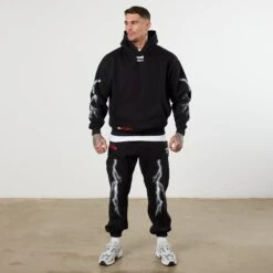 Vanquish DBZ CS Cell Gohan + Goku Black Oversized Pullover Hoodie 10 Vanquish DBZ CS Cell Gohan + Goku Black Oversized Pullover Hoodie -Vanquish Fitness VQ TSP16andDBZ105572