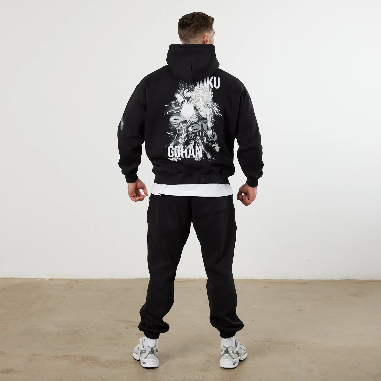 Vanquish DBZ CS Cell Gohan + Goku Black Oversized Pullover Hoodie 8 Vanquish DBZ CS Cell Gohan + Goku Black Oversized Pullover Hoodie - Image 6