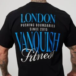 Vanquish TSP Black Pushing Boundaries Oversized T Shirt -Vanquish Fitness VQFit E commerceFeb24100013