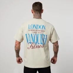 Vanquish TSP Vintage White Pushing Boundaries Oversized T Shirt 8 Vanquish TSP Vintage White Pushing Boundaries Oversized T Shirt -Vanquish Fitness VQFit E commerceFeb24100078