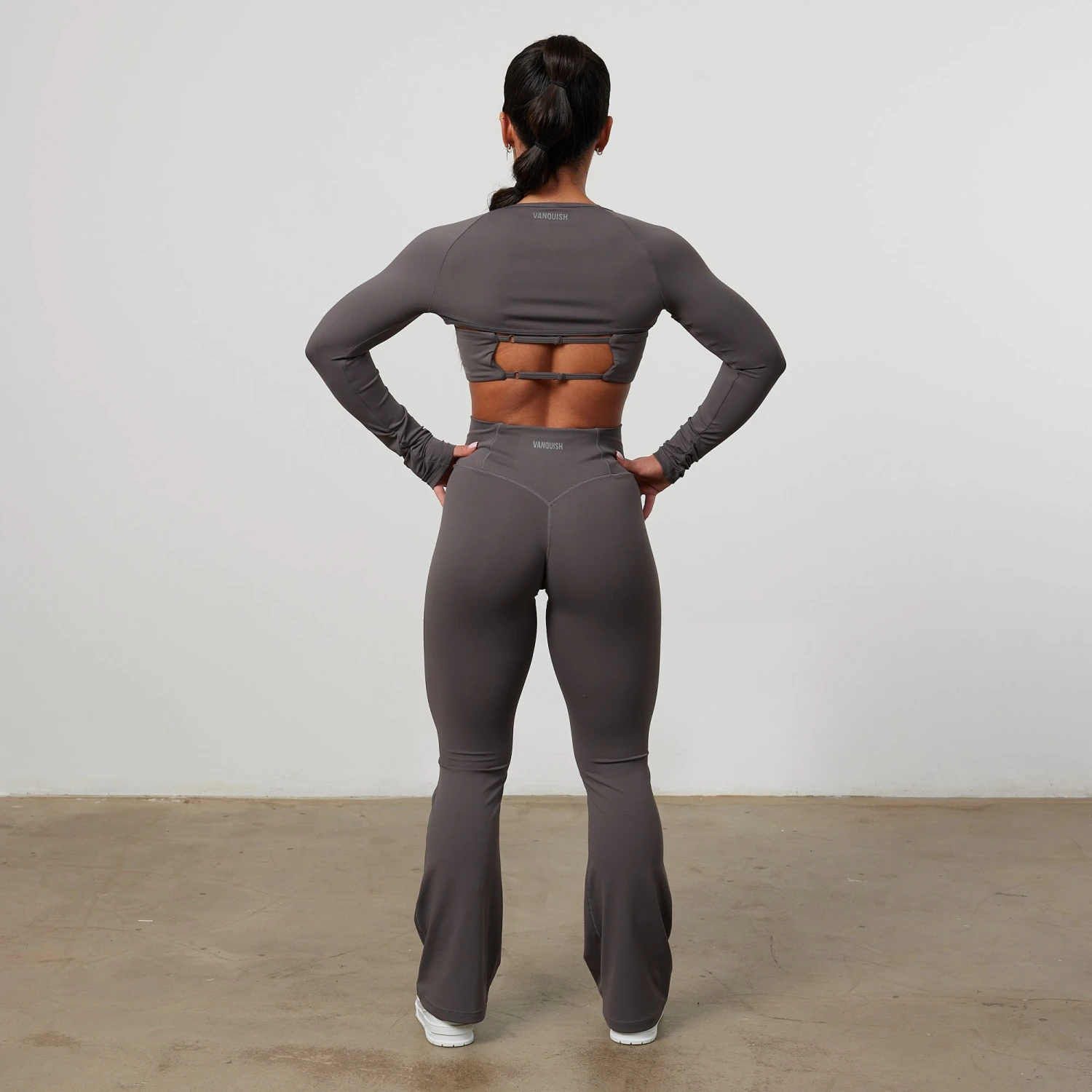 Vanquish Enhance Graphite Grey Long Sleeve Shrug 9 Vanquish Enhance Graphite Grey Long Sleeve Shrug - Image 7