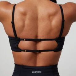Vanquish Enhance Black Bandeau Bra 11 Vanquish Enhance Black Bandeau Bra -Vanquish Fitness VQFit E commerceFeb24100428