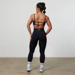 Vanquish Enhance Black Ruched Leggings -Vanquish Fitness VQFit E commerceFeb24100433