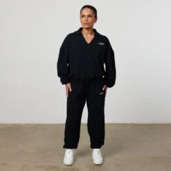 Vanquish Enhance Black Oversized Sweatpants -Vanquish Fitness VQFit E commerceFeb24100685 668ab973 d387 4e0b 84f5 07df5a364797