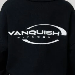 Vanquish Enhance Black Collar Sweatshirt -Vanquish Fitness VQFit E commerceFeb24100746