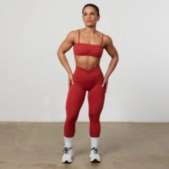 Vanquish Enhance Chilli Red Bandeau Bra 9 Vanquish Enhance Chilli Red Bandeau Bra -Vanquish Fitness VQFit E commerceFeb24100785