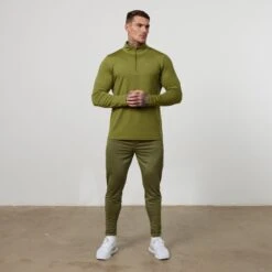 Vanquish Essential Olive Green Performance Sweatpants -Vanquish Fitness VQFit E commerceFeb2499123