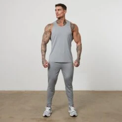 Vanquish Essential Steel Grey Performance Tank Top 9 Vanquish Essential Steel Grey Performance Tank Top -Vanquish Fitness VQFit E commerceFeb2499179