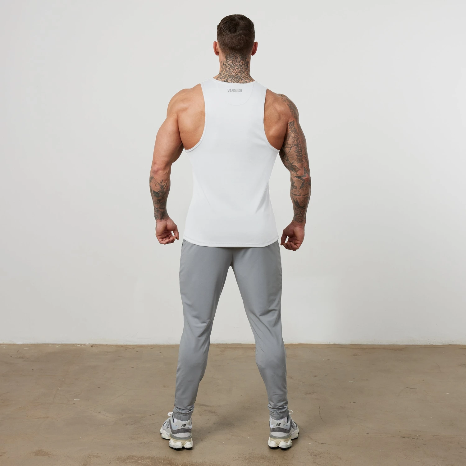 Vanquish Essential White Performance Tank Top 6 Vanquish Essential White Performance Tank Top - Image 4