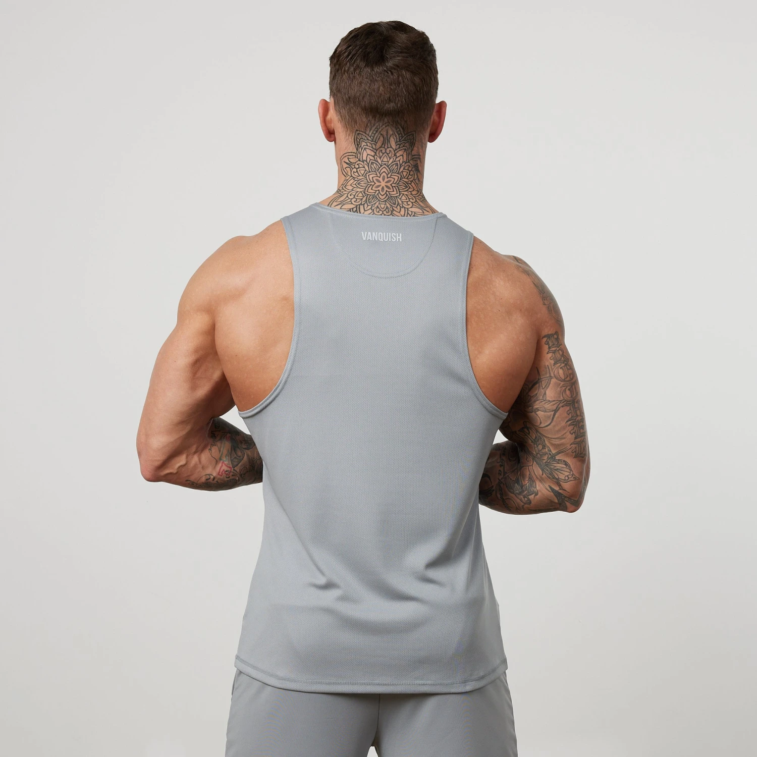 Vanquish Essential Steel Grey Performance Tank Top 5 Vanquish Essential Steel Grey Performance Tank Top - Image 3