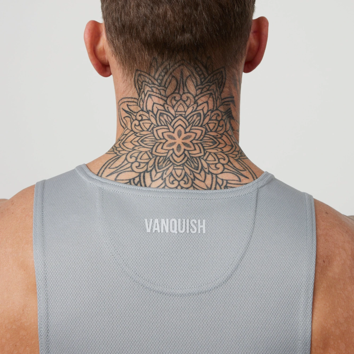 Vanquish Essential Steel Grey Performance Tank Top 6 Vanquish Essential Steel Grey Performance Tank Top - Image 4