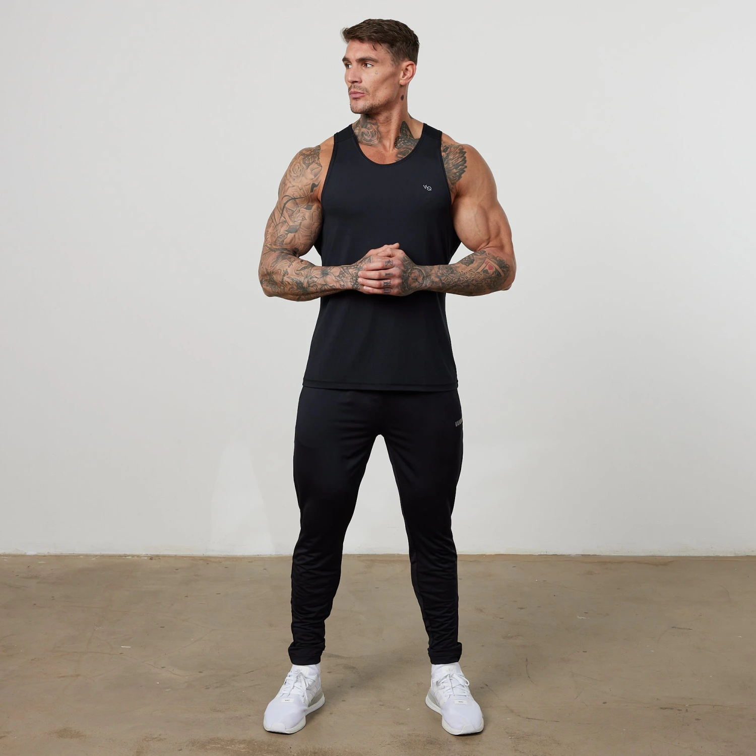 Vanquish Essential Black Performance Tank Top 4 Vanquish Essential Black Performance Tank Top - Image 2