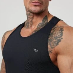 Vanquish Essential Black Performance Tank Top 13 Vanquish Essential Black Performance Tank Top -Vanquish Fitness VQFit E commerceFeb2499506