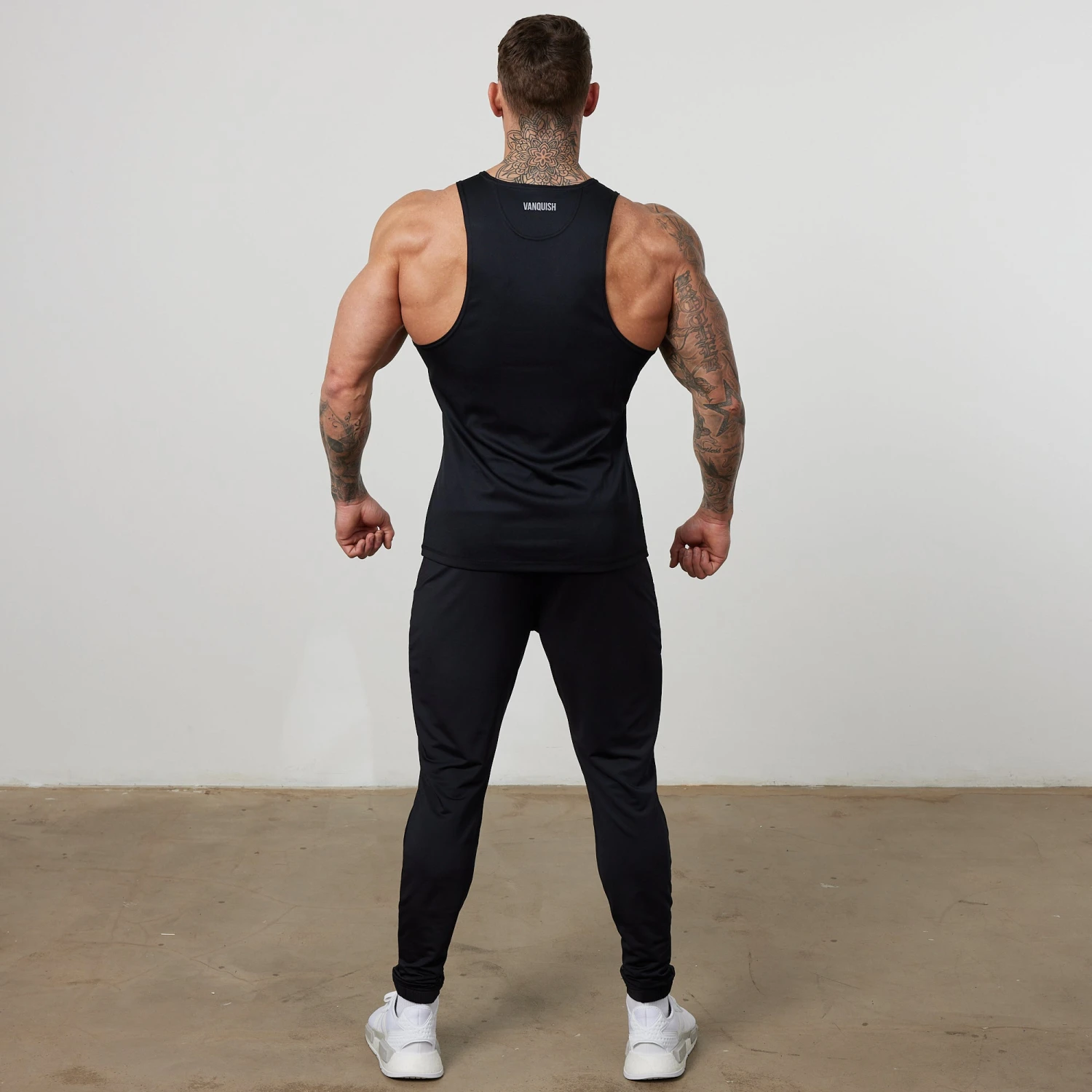 Vanquish Essential Black Performance Tank Top 6 Vanquish Essential Black Performance Tank Top - Image 4