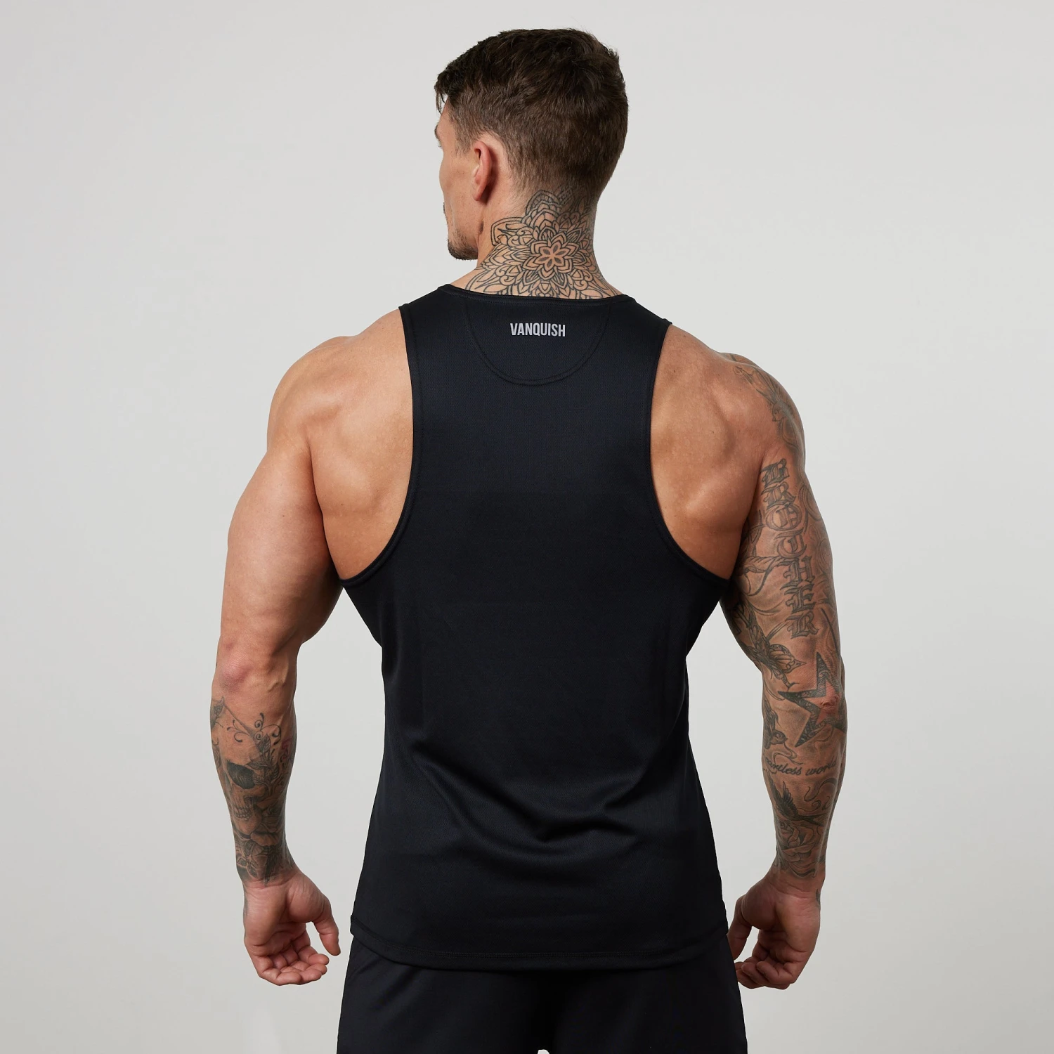 Vanquish Essential Black Performance Tank Top 5 Vanquish Essential Black Performance Tank Top - Image 3