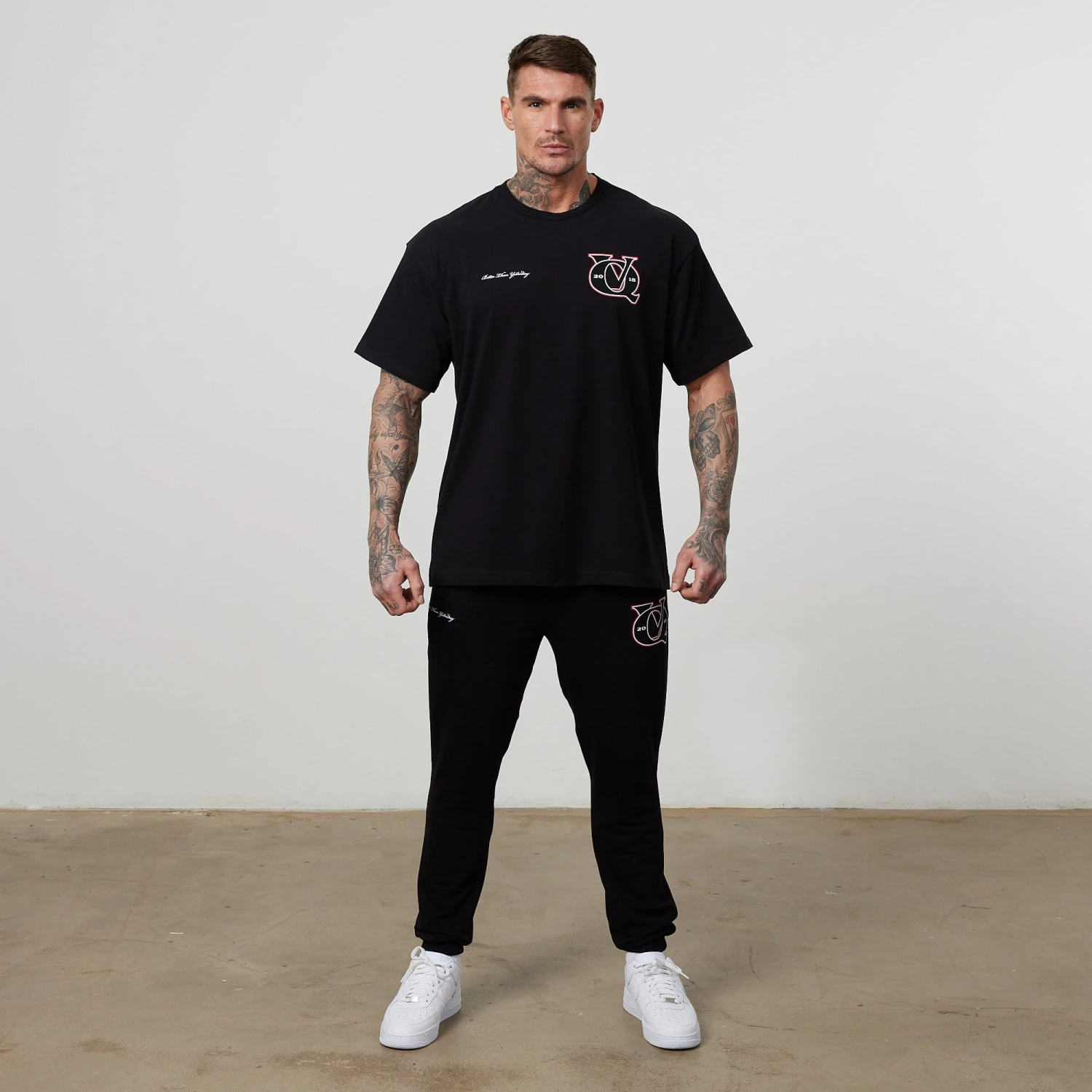 Vanquish TSP Black VQ Interlock Oversized T Shirt 5 Vanquish TSP Black VQ Interlock Oversized T Shirt - Image 3