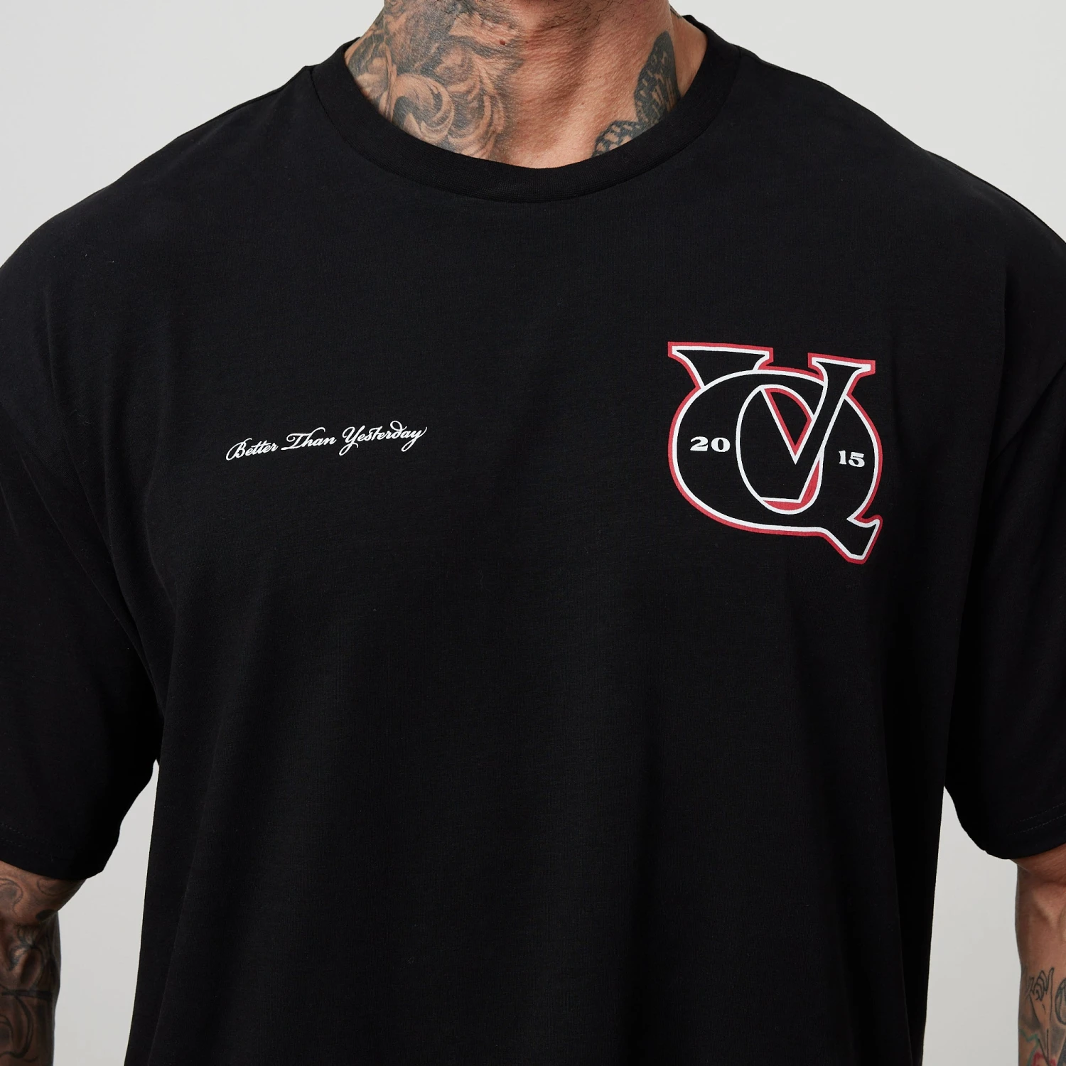 Vanquish TSP Black VQ Interlock Oversized T Shirt 6 Vanquish TSP Black VQ Interlock Oversized T Shirt - Image 4