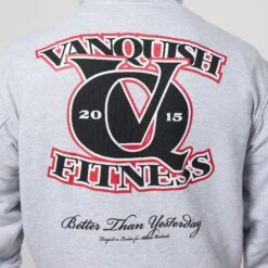 Vanquish TSP Light Grey VQ Interlock Oversized Pullover Hoodie 9 Vanquish TSP Light Grey VQ Interlock Oversized Pullover Hoodie -Vanquish Fitness VQFit E commerceFeb2499885