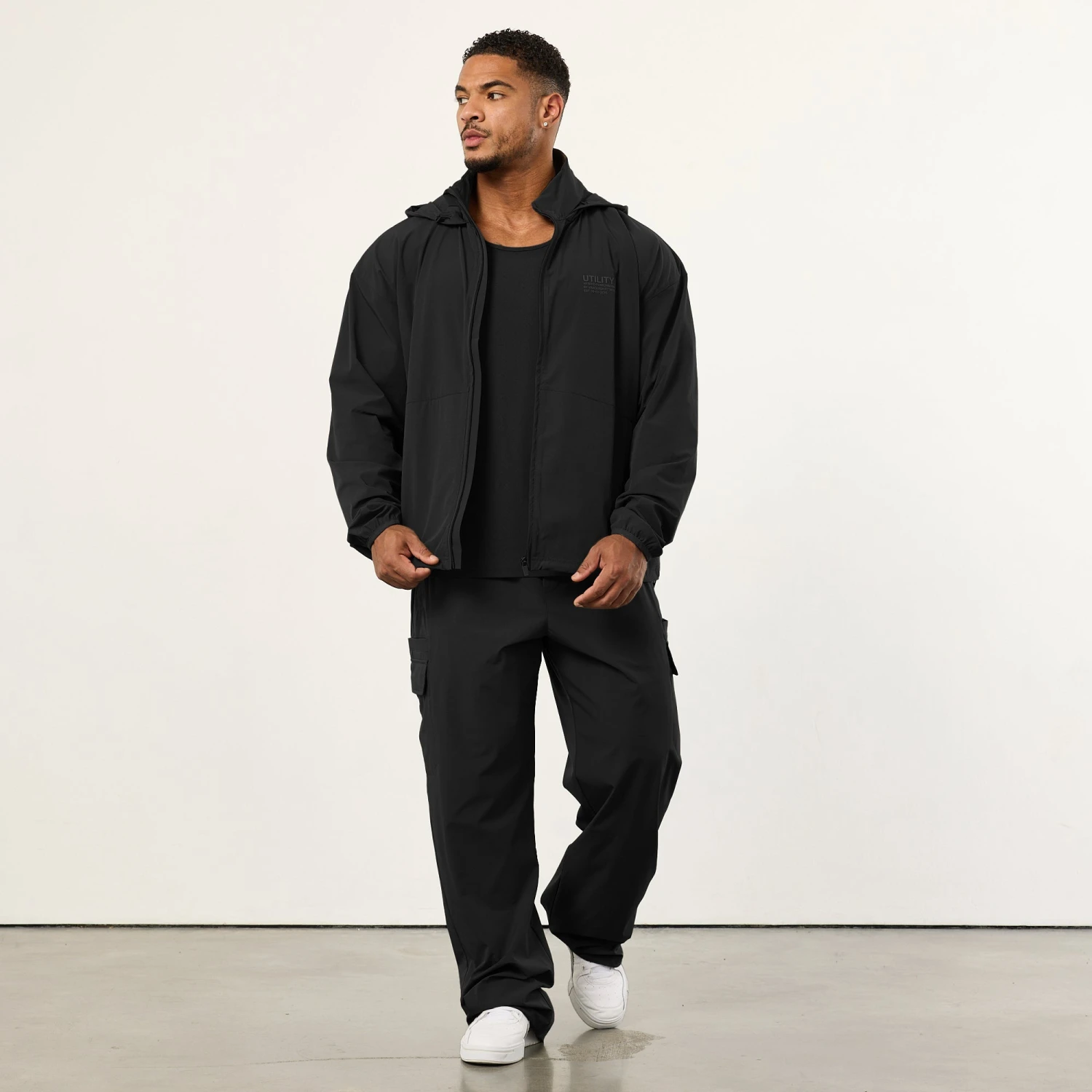 Vanquish Utility Black Wide Leg Cargo Pants 5 Vanquish Utility Black Wide Leg Cargo Pants - Image 3