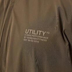 Vanquish Utility Brown Oversized Track Jacket -Vanquish Fitness VQFit MensSSE commerce5566