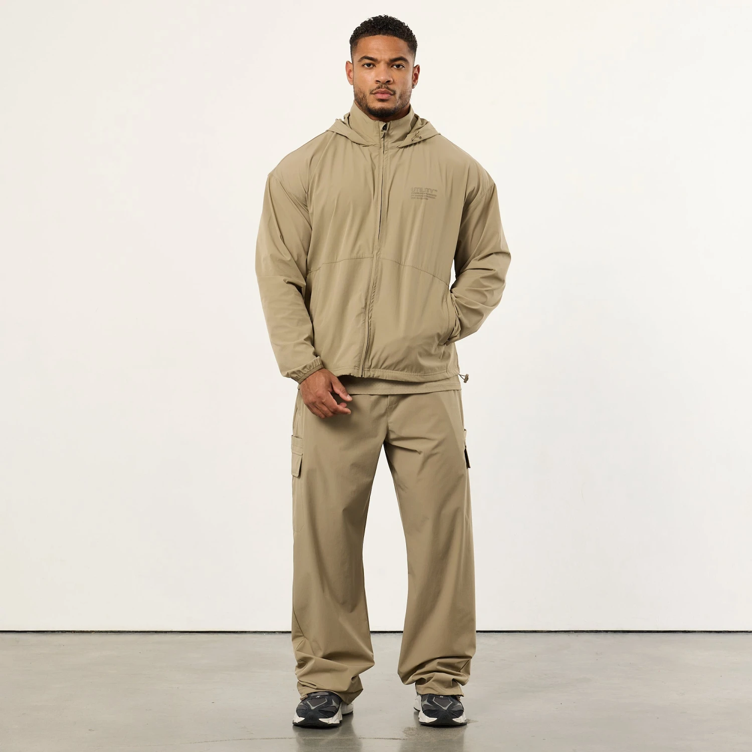 Vanquish Utility Stone Oversized Track Jacket 5 Vanquish Utility Stone Oversized Track Jacket - Image 3