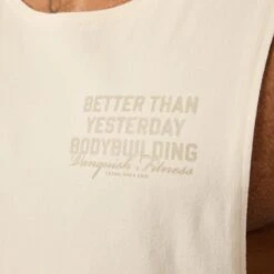 Vanquish Bodybuilding Vintage White Tank Top -Vanquish Fitness VQFit MensSSE commerce6233