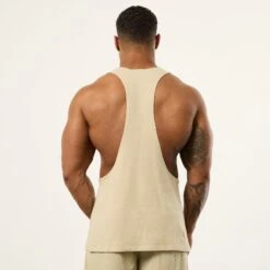 Vanquish Bodybuilding Vintage Khaki Tank Top -Vanquish Fitness VQFit MensSSE commerce6361