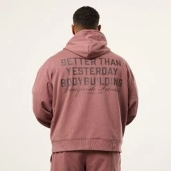 Vanquish Bodybuilding Dark Mauve Boxy Oversized Pullover Hoodie 10 Vanquish Bodybuilding Dark Mauve Boxy Oversized Pullover Hoodie -Vanquish Fitness VQFit MensSSE commerce6448