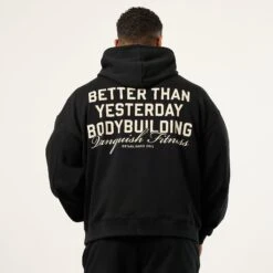 Vanquish Bodybuilding Black Boxy Oversized Pullover Hoodie 10 Vanquish Bodybuilding Black Boxy Oversized Pullover Hoodie -Vanquish Fitness VQFit MensSSE commerce6719