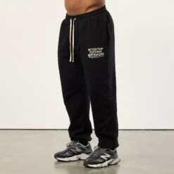 Vanquish Bodybuilding Black Oversized Sweatpants -Vanquish Fitness VQFit MensSSE commerce6730