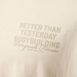 Vanquish Bodybuilding Vintage White Boxy Oversized T Shirt -Vanquish Fitness VQFit MensSSE commerce6776