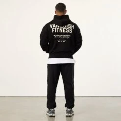 Vanquish TSP Unconquerable Strength Black Oversized Pullover Hoodie 10 Vanquish TSP Unconquerable Strength Black Oversized Pullover Hoodie -Vanquish Fitness VQFit MensSSE commerce6862