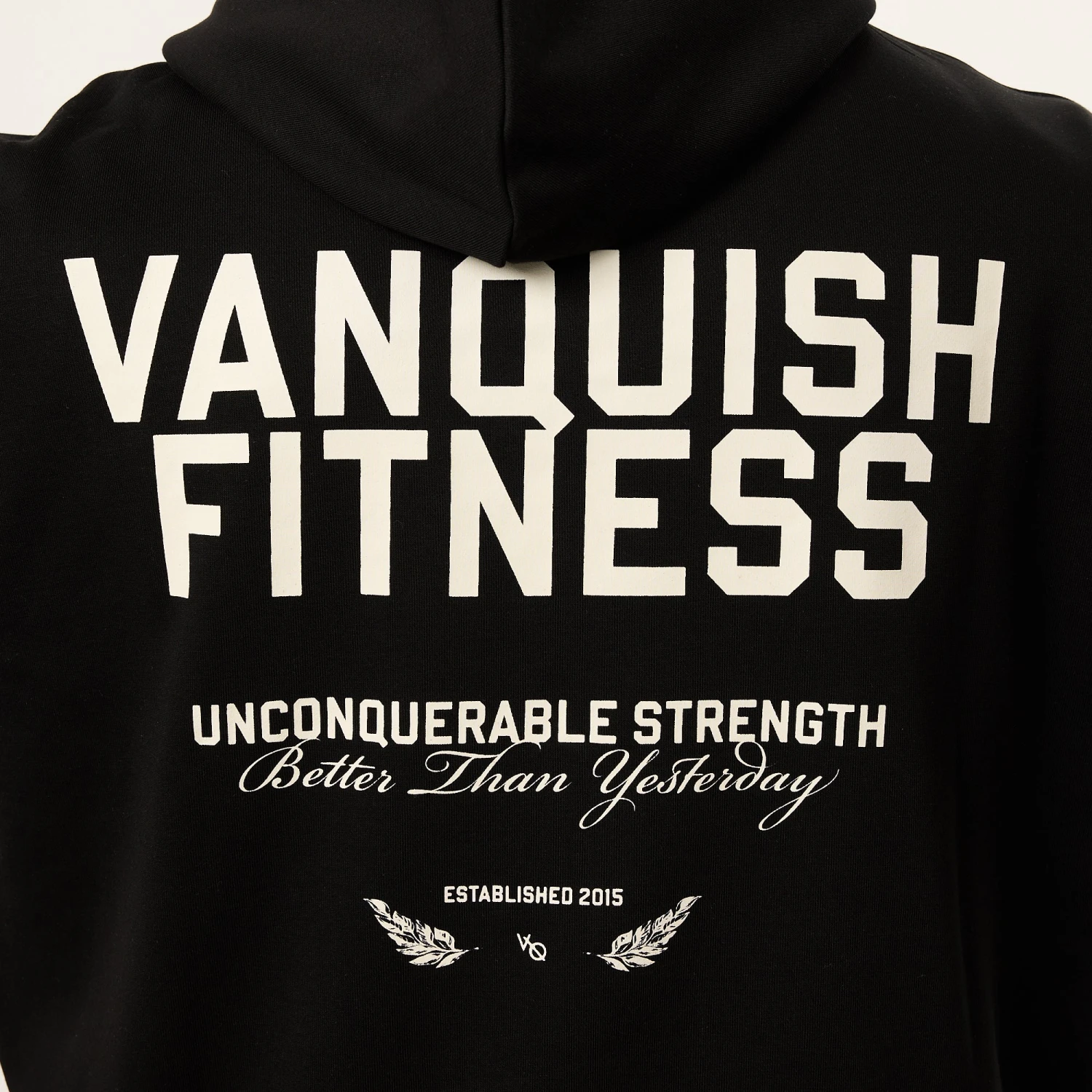 Vanquish TSP Unconquerable Strength Black Oversized Pullover Hoodie 7 Vanquish TSP Unconquerable Strength Black Oversized Pullover Hoodie - Image 5