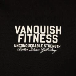 Vanquish TSP Unconquerable Strength Black Oversized Pullover Hoodie 13 Vanquish TSP Unconquerable Strength Black Oversized Pullover Hoodie -Vanquish Fitness VQFit MensSSE commerce6886