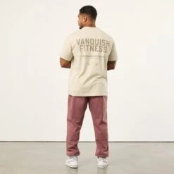 Vanquish TSP Unconquerable Strength Vintage White Oversized T Shirt 10 Vanquish TSP Unconquerable Strength Vintage White Oversized T Shirt -Vanquish Fitness VQFit MensSSE commerce6943
