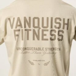 Vanquish TSP Unconquerable Strength Vintage White Oversized T Shirt 12 Vanquish TSP Unconquerable Strength Vintage White Oversized T Shirt -Vanquish Fitness VQFit MensSSE commerce6961