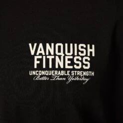 Vanquish TSP Unconquerable Strength Black Oversized T Shirt -Vanquish Fitness VQFit MensSSE commerce7036