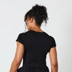 Vanquish Jet Black VQFIT Cap Sleeve T Shirt 10 Vanquish Jet Black VQFIT Cap Sleeve T Shirt -Vanquish Fitness VQ BlackFriday23 6073